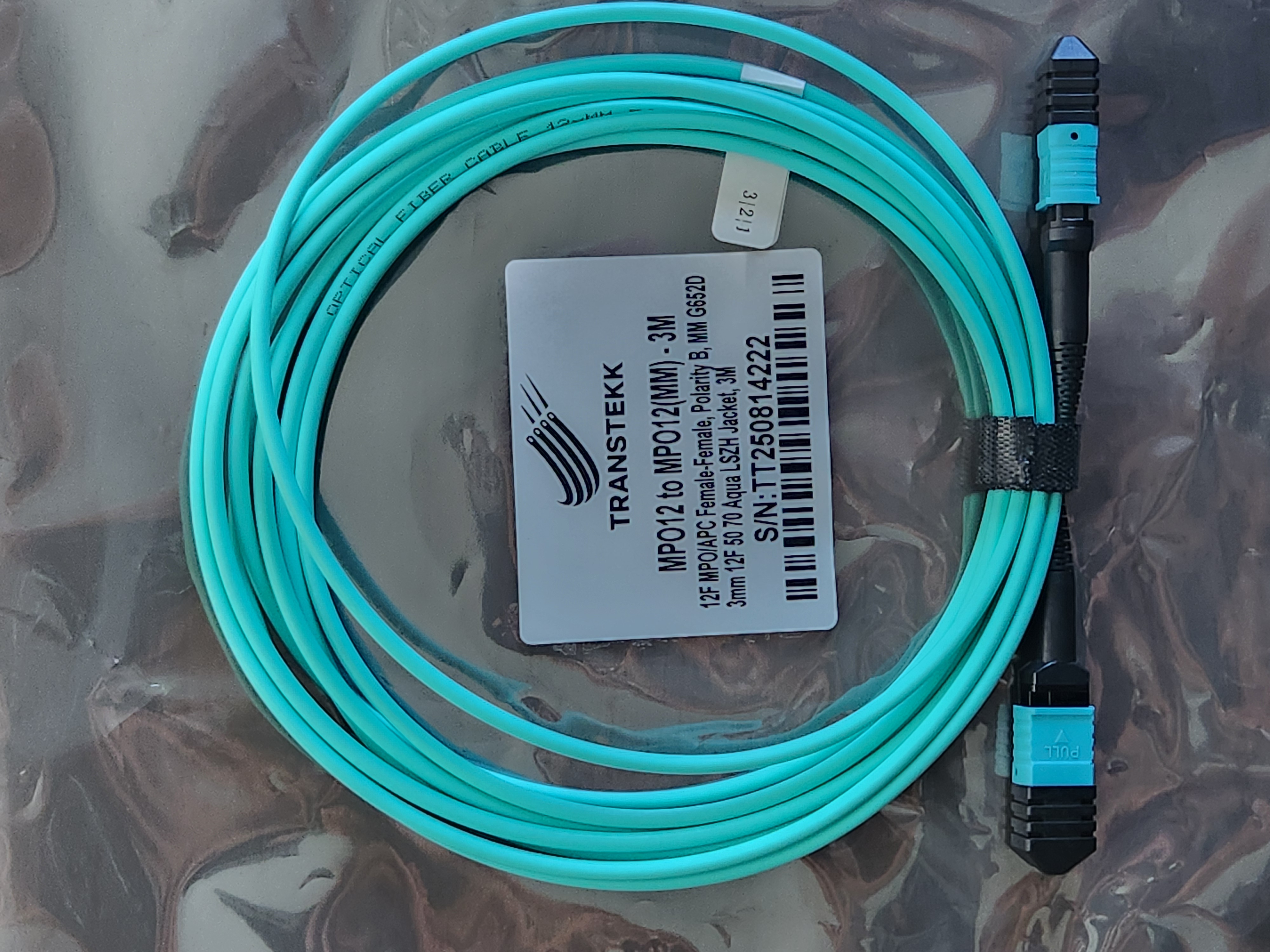 MPO16 to 2xMPO12 yellow conversion cable 5M