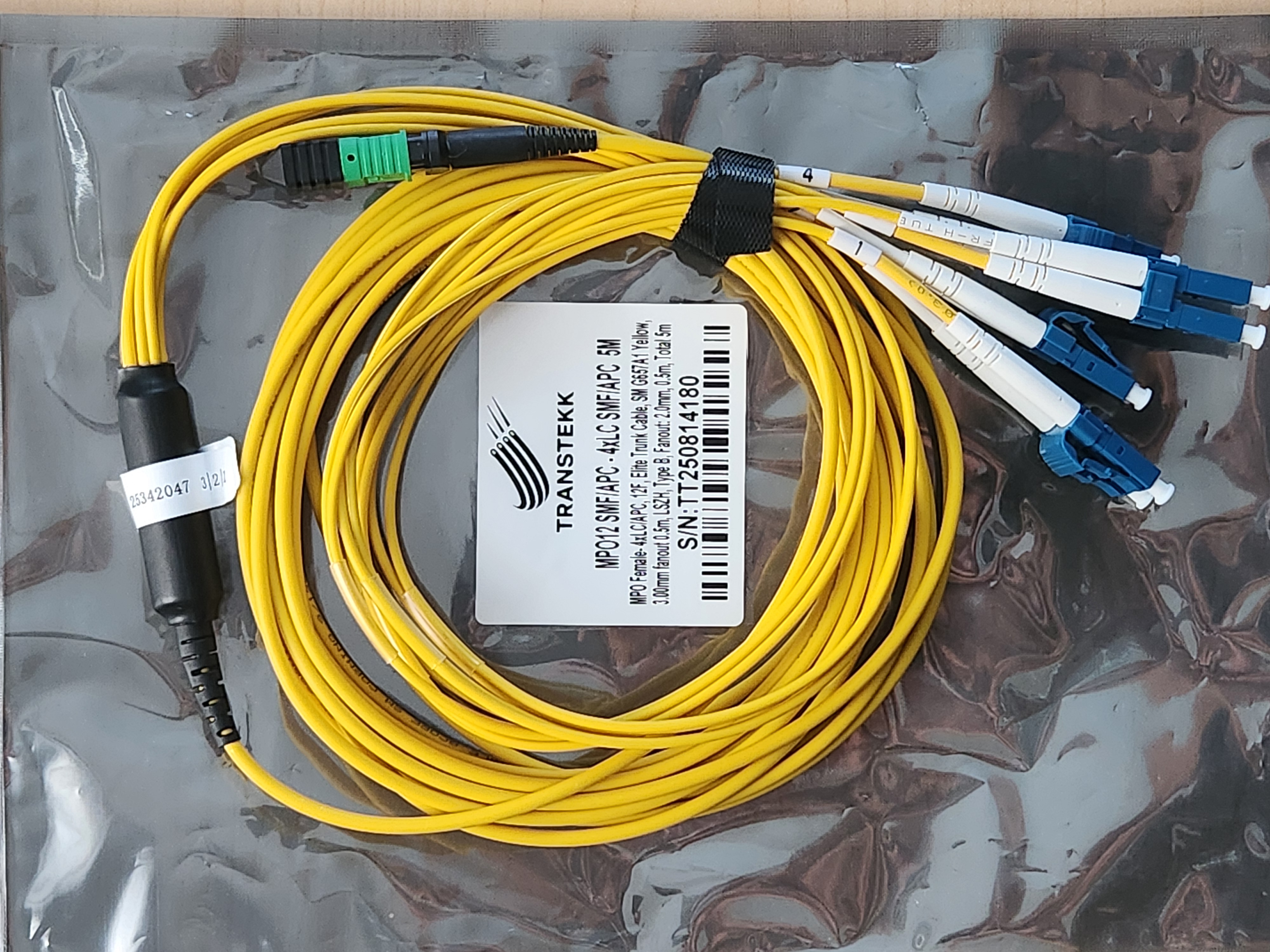 QSFP-DD to 4x100G QSFP DAC cable 3M